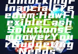 "Unlocking Financial Freedom: How Flexible Cash Solutions Empower Your Budgeting Needs"