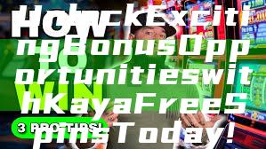 Unlock Exciting Bonus Opportunities with Kaya Free Spins Today!